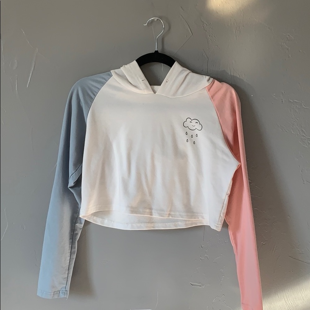 ROMWE szS cropped sweatshirt